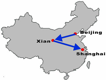 beijing xian shanghai 9 day